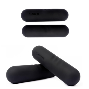 Mancuernas de Goma de Silicona de Colores Vibrantes, Antideslizantes, Ajustables de 1-2.5 kg, para Ejercicios de Tonificación de Brazos Unisex, Yoga, Pilates, Equipo de Ejercicio en Casa - Product Image 1