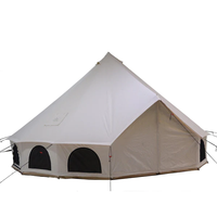 Tente yourte de luxe en toile de coton pour l'extérieur, 7m, 6m, 5m, 4m, 3m, idéale pour les centres de villégiature, le glamping, le camping, les événements et les fêtes