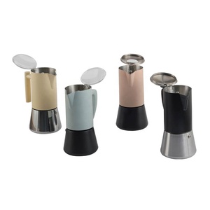 หม้อทำกาแฟมอคค่าแบบอิตาลีทำจากสเตนเลสสตีลแบบเหนี่ยวนำ - Product Image 4