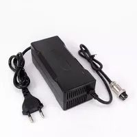 DDP DPD plastique 13s 48v 54.6v 2a chargeur de batterie au lithium pour batteries ebike 48v 12ah 15ah 20ah