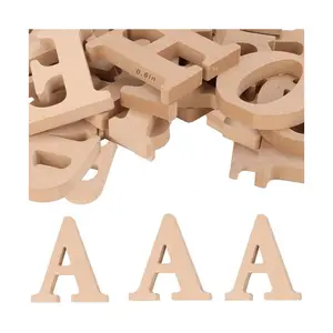 26 Stuks Diy Houten Letters 4 Inch Houten 3d Staande Alfabet Letters Onafgewerkt Hout Letters Voor Ambachten