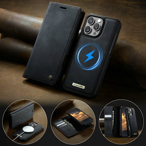 Funda de Cuero con Soporte Magnético para Tarjetas de Visita para iPhone 14 Plus 15 16 <span class=keywords><strong>Pro</strong></span> Max <span class=keywords><strong>12</strong></span>, Funda con Tapa Compatible con iPhone 14 <span class=keywords><strong>P</strong></span> - Product Image 5