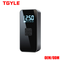 Gonfleur de pneus de voiture électrique portable 7,4 V avec manomètre numérique, pompe à air ABS monocylindre pour gonflage