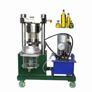 Prensa de aceite de almendro, prensa de aceite de oliva, máquina de prensa hidráulica de aceite de cacahuete