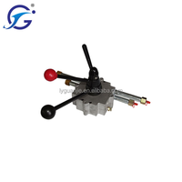 Caja de Control para Mezcladora de Acero GJ1102C con Control de Dos Palancas para Acelerador y Bomba