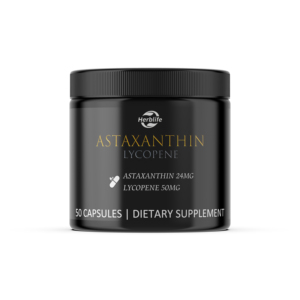 Cápsulas de Astaxantina 24MG+Lycopene 50MG, Suplemento de Carotenoides de Microalgas para la Salud de la Piel y el Sistema Inmunitario, OEM/ODM - Product Image 1