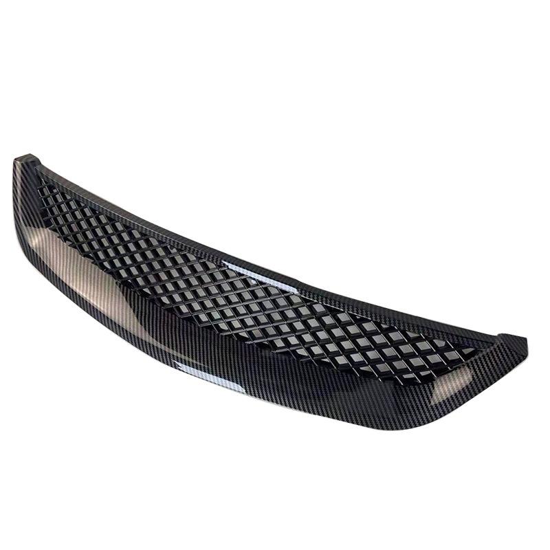 Автомодифицированные детали, АБС-пластик, углеродное волокно, вид, передняя средняя сетка, решетка воздухозаборника, решетка для Honda Civic 2001-2003