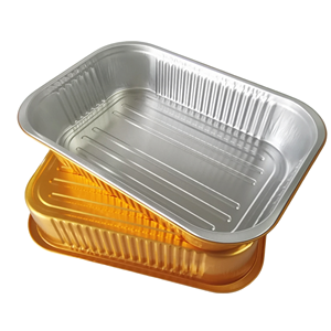 Contenitori in <span class=keywords><strong>Alluminio</strong></span> Monouso da 3700ML, Ecologici, per Alimenti, Resistenti alle Alte Temperature, per Bistecca di Agnello, per Uso Esterno - Product Image 2