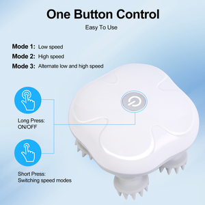 Mini masajeador de cabeza inteligente, masajeador eléctrico impermeable, luz roja, fisioterapia, amasado, <span class=keywords><strong>cuero</strong></span> <span class=keywords><strong>cabelludo</strong></span> doméstico, artefacto relajante - Product Image 5