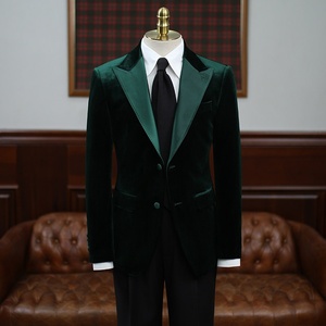 <span class=keywords><strong>Blazer</strong></span> da <span class=keywords><strong>Uomo</strong></span> Isirhonour di Lusso <span class=keywords><strong>Verde</strong></span> Scuro, Vestibilità Slim, Risvolto a Punta, <span class=keywords><strong>Giacca</strong></span> da Abito Smeraldo per Matrimonio, Sposo, Festa Formale - Product Image 1