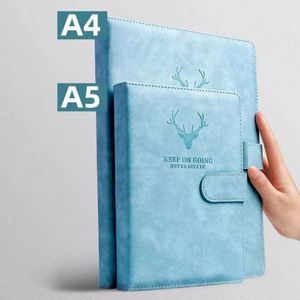 <b>Note</b> <b>Book</b> A5 Diary Soft Customizable Leather Journal Hardcover Planner Lined PU Cover Thread Sewing Bound Custom Logo - Product Image 4