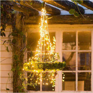 Guirnalda de Luces LED con Cable de Cobre, IP44 Impermeable, Decoración para Patio de Pascua, Luces Decorativas para Festivales, Control Remoto, <span class=keywords><strong>Luz</strong></span> Solar - Product Image 2