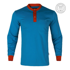 Áo sơ mi chống cháy, áo bảo hộ lao động, đồng phục thợ máy, áo chống dầu khí, chất liệu thấm hút mồ hôi - Product Image 2