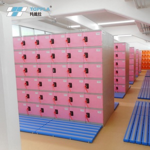 Casillero <span class=keywords><strong>de</strong></span> Plástico ABS para Vestuario, Personalizable, para Gimnasio Escolar, Almacenamiento para Empleados, con Espacio para <span class=keywords><strong>Celular</strong></span>, Ecológico y Duradero - Product Image 2