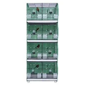 Cage d'élevage d'oiseaux multifonctionnelle avec séparateur amovible - Cage de vol/domicile extensible pour perruches, canaris, tourtereaux - Product Image 4