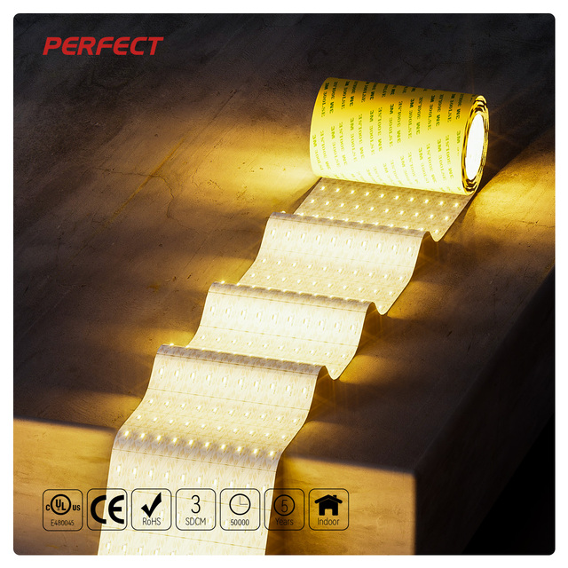 Hot Selling High Density 420LED/M High Brightness LED Strip - DC24V 30W/M RA≥95 120° Beam Angle Warm/Cool White Lighting