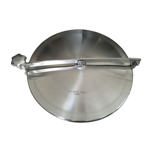 CNJS 하이 80mm 맨홀 커버 위생 스테인레스 스틸 라운드 해치 300mm 탱크 제조 서비스 제품 - Product Image 1