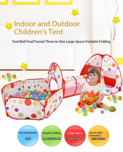 Tente de jeu 3 en 1 pour bébés <span class=keywords><strong>et</strong></span> enfants, <span class=keywords><strong>piscine</strong></span> à balles, <span class=keywords><strong>piscine</strong></span> à balles océaniques, tente de jeu pliable, parc de jeu, <span class=keywords><strong>tunnel</strong></span>, maison de jeu - Product Image 3