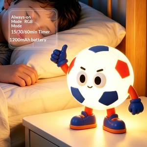 Factory OEM ODM Cross-border Bestseller for Football Touch Lamp Cartoon Style Soccer Ball Design Spanish Fan <b>Night</b> <b>Light</b> <b>Lights</b> - Product Image 4