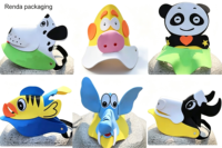 Pare-soleil en mousse EVA personnalisé avec dessin animé | Chapeau haut de forme vide pour animaux, idéal pour les fêtes et le cosplay – Fabrication OEM par Renda Packaging Source Factory