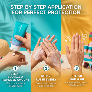 Crème solaire pour les mains à label privé <span class=keywords><strong>SPF</strong></span> 30, anti-UV, imperméable, résistante à la transpiration, longue durée, prévention des UV, hydratante - Product Image 3