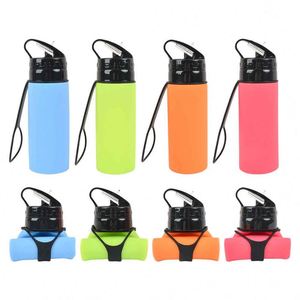 Custom Logo Food-Grade Silicone <b>Collapsible</b> Leak-Proof Large Capacity Travel Mug With Sports Design and Outdoor Portability - Product Image 5