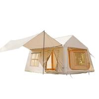 Tente gonflable de 12 mètres carrés, tente de camping imperméable, grande tente familiale quatre saisons pour le camping en plein air, en forêt, sur la plage