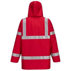 PORTWEST - S785RERXXXL Bizflame Rain antiestático FR chaqueta roja-EAN 5036108298310 ROPA DE TRABAJO RESISTENTE A LLAMAS - Product Image 2