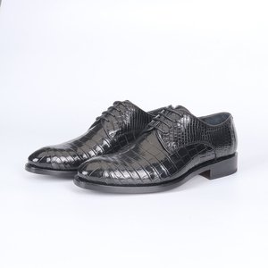 Zapatos Derby de cuero genuino estilo británico para hombre – Zapatos formales de vestir con cordones y forro transpirable - Product Image 3
