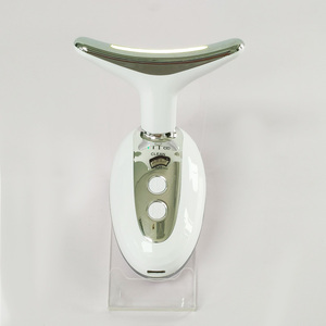 Masajeador eléctrico de estiramiento facial con vibración, equipo de belleza antienvejecimiento, dispositivo de belleza de cuello de microcorriente, masajeador de terapia de luz - Product Image 1