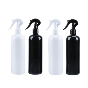 MUESTRA GRATUITA Botella de Plástico PET Vacía de 250ml 300ml 500ml, Azul Ámbar, Redonda, Tipo Boston, con Mini Botella de Plástico Transparente Blanca o Negra - Product Image 3