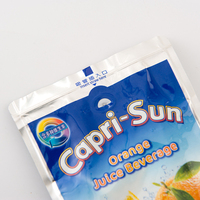 Sachets debout avec pailles Emballage de boisson de jus de boisson de diverses saveurs