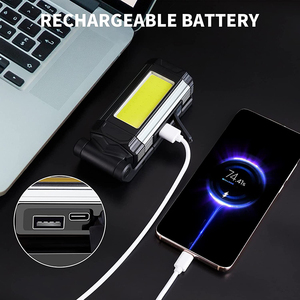 Từ COB Ánh Sáng Làm Việc USB Sạc LED Đèn Pin Xách Tay Đèn Lồng Cắm Trại Ánh Sáng Loại C <span class=keywords><strong>Cable</strong></span> Ngân Hàng Điện Chức Năng Đèn - Product Image 6