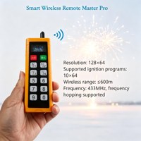 Transmisor Remoto Compacto Inalámbrico Multicanal para Encendido de Fuegos Artificiales, Ideal para Navidad, Cumpleaños y Espectáculos