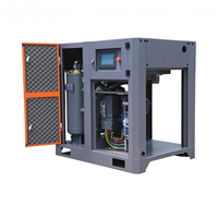 Compresor de Aire de Tornillo Rotativo Industrial Lubricado de 22kW con Motor y Tanque |   Estacionario 220V/380V