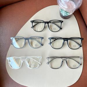 กรอบแว่นตาผู้หญิง Qianai รุ่น TR90 M3-30220 ป้องกันแสงสีฟ้า ตกแต่งหมุดสไตล์เกาหลี กรอบใหญ่ แว่นสายตา - Product Image 3