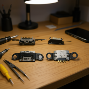 Connecteur de charge Micro-USB CC24 compatible avec les câbles flexibles pour téléphones mobiles Vivo Y66/Y55 - Product Image 3