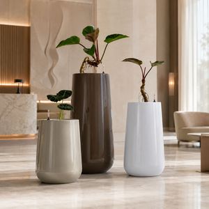 Maceta Moderna de Gran Tamaño con Acabado Brillante y Autorriego, para Interiores y Exteriores, Decorativa, para Hotel, Jardín u Oficina, Venta al Por Mayor - Product Image 1