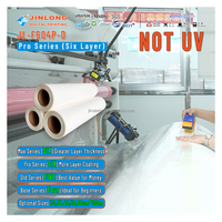 Jinlong DTF Pro Series Simple Double Face Roll DTF PET Film 75U 100m Six Couches DTF Film Papier pour Thanksgiving Dtf Transferts