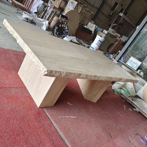 Tùy Chỉnh Travertine Bàn Ăn 8 Chỗ Ngồi Đá <span class=keywords><strong>out</strong></span> <span class=keywords><strong>Door</strong></span> Gardent Bảng Trang Trí Nội Thất Nhà Bằng Đá Cẩm Thạch Tự Nhiên Bàn Ăn - Product Image 6