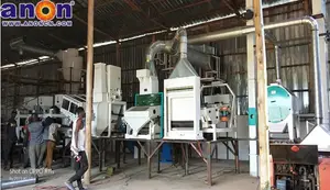 ANON 50-60 T/d Complete Automatic Rice Miller Large Capacity Commercial Nigeria Industrial Rice Milling Machine