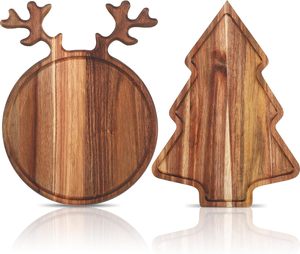Vente en gros de <span class=keywords><strong>plateau</strong></span> de service à <span class=keywords><strong>sushi</strong></span> en bois d'acacia de Noël et d'assiettes à dessert pour restaurant et cuisine - Product Image 1