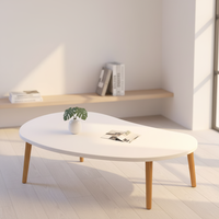 Table basse de chambre à coucher moderne, simple, durable et écologique, convertible pour les petits appartements et les maisons en location, usage domestique