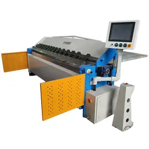 Süper dijital kontrol paneli sanayi çatı metali damla kenar cnc sac metal bender ve katlama makinesi