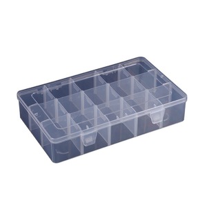 Caja de Almacenamiento Transparente de Plástico PP con 15 Compartimentos y Divisores Desmontables para Equipo y Accesorios de Pesca - Product Image 3