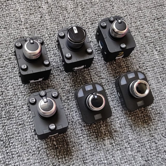 New Rearview Mirror Switch Folding Side-View Mirror Adjustment Control Knob 1 Year Warranty Audi A3/A4L/A5/A6L/A7/A8/Q5L