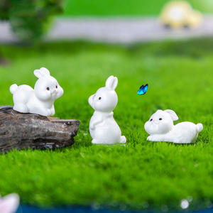 تماثيل صغيرة ثلاثية الأبعاد على شكل حصان طائر ووحيد القرن، ألعاب مصغرة من الراتنج، زينة للكعك، إكسسوارات للحدائق الخيالية - Product Image 4