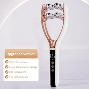 Herramienta de Adelgazamiento y Esculpido Facial con Vibración para el Cuidado de la Piel, Dispositivo de Lifting Facial con Microcorriente, Rodillo Facial para Arrugas y Lifting - Product Image 2