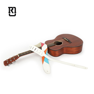 Correa <span class=keywords><strong>de</strong></span> Cuero Clásica <span class=keywords><strong>de</strong></span> 2 Pulgadas para Guitarra Acústica Real Mission Rainbow Music, Correa para Ukelele, Accesorios para Instrumentos Musicales - Product Image 6