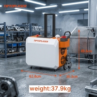 Machine de nettoyage au laser à fibre refroidie par air de 500 W pour l'élimination de la rouille sur le métal et l'acier inoxydable